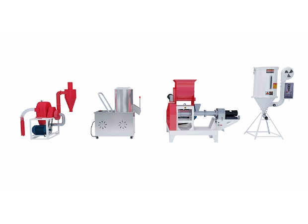 small fish feed processing line